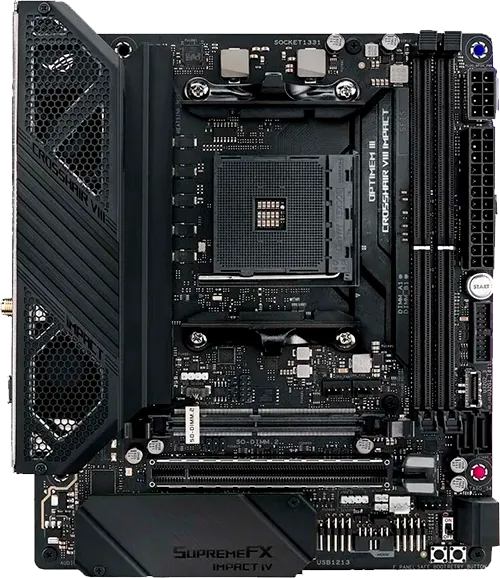Профилактическая чистка Asus ROG Crosshair VIII Impact