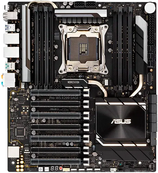 Профилактическая чистка Asus Pro WS X299 Sage II