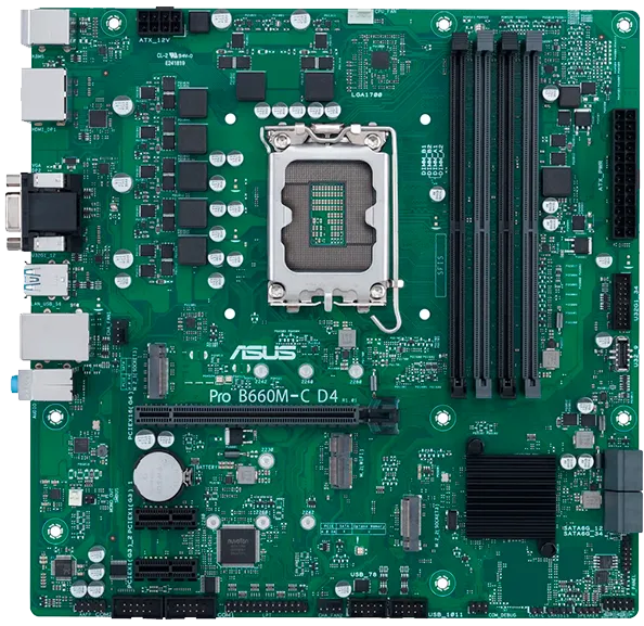 Профилактическая чистка Asus Pro B660M-C D4-CSM